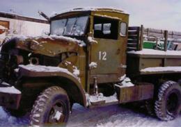 Davis Castle's M211 2-1/2-ton 6X6 truck as he found it in November 1993